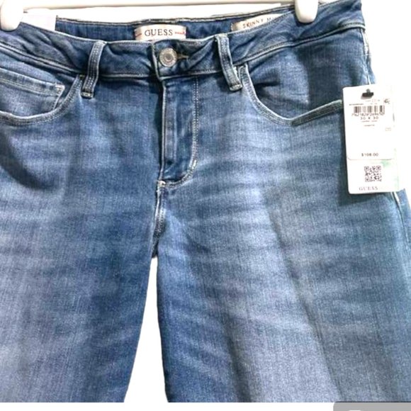 Guess Reborn Denim Jeans ~ Skinny Mid Annette ~ NWT ~ Women - size 30x30 - Picture 10 of 16